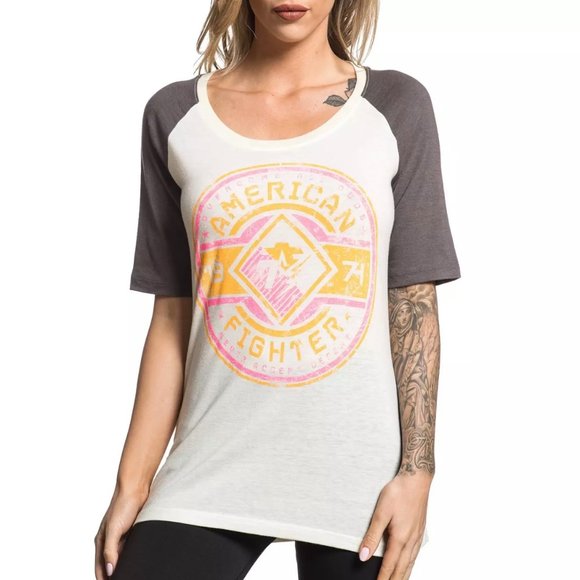 AMERICAN FIGHTER Women's T-Shirt S/S BRONX Tee Bik